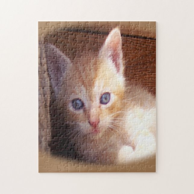 Kitten  jigsaw puzzle (Vertical)