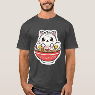 Kitten Kawaii Food Kittens Sticker Pack funny T-Shirt