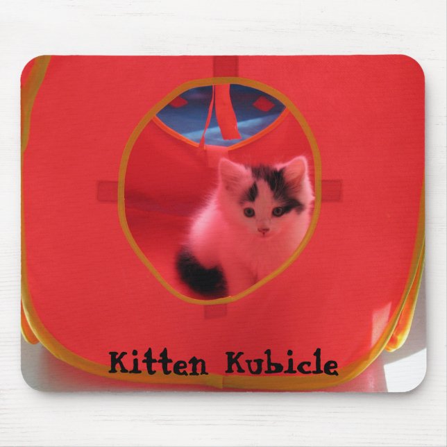 Kitten Kubicle Mouse Mat (Front)