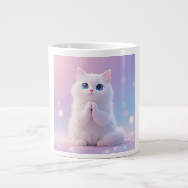 Kitten Large Coffee Mug (Front)