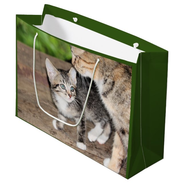 Kitten Large Gift Bag (Front Angled)