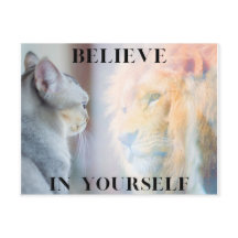 Kitten & Lion Mirror Believe in Yourself