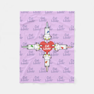 Kitten lovers fleece blanket
