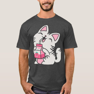 Kitten Milk Drink Otaku Neko Japan T-Shirt