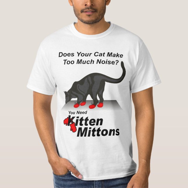 Kitten Mittons T-Shirt (Front)