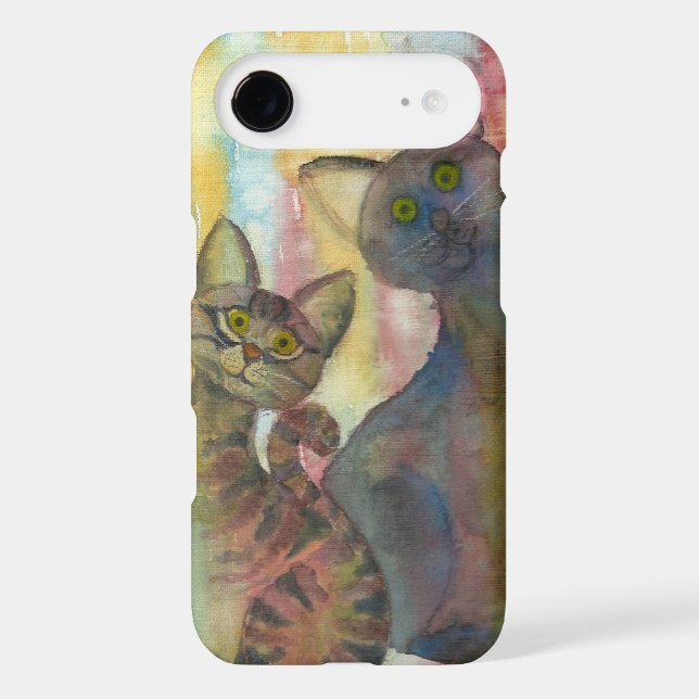 Kitten Monsters Watercolor Case-Mate iPhone Case (Back)