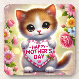 🐱 Kitten Mother’s Day Keepsake For Cat Mum Gift G Coaster