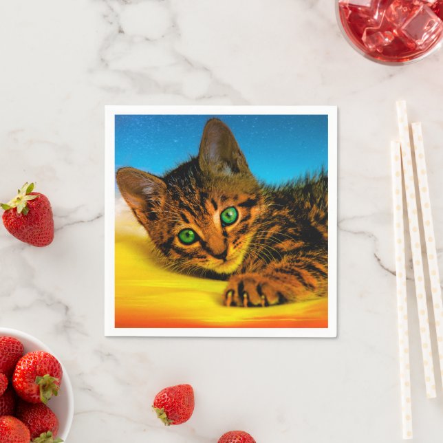 Kitten Napkin (Insitu)