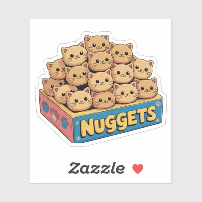 Kitten Nugets Sticker (Sheet)