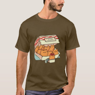 Kitten Nuggets Fast Food Cat by Tobe Fonseca T-Shirt