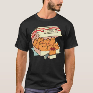 Kitten Nuggets Fast Food Cat By Tobe Fonseca T-Shirt