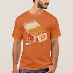 Kitten Nuggets Fast Food Cat Funny Cats family T-Shirt
