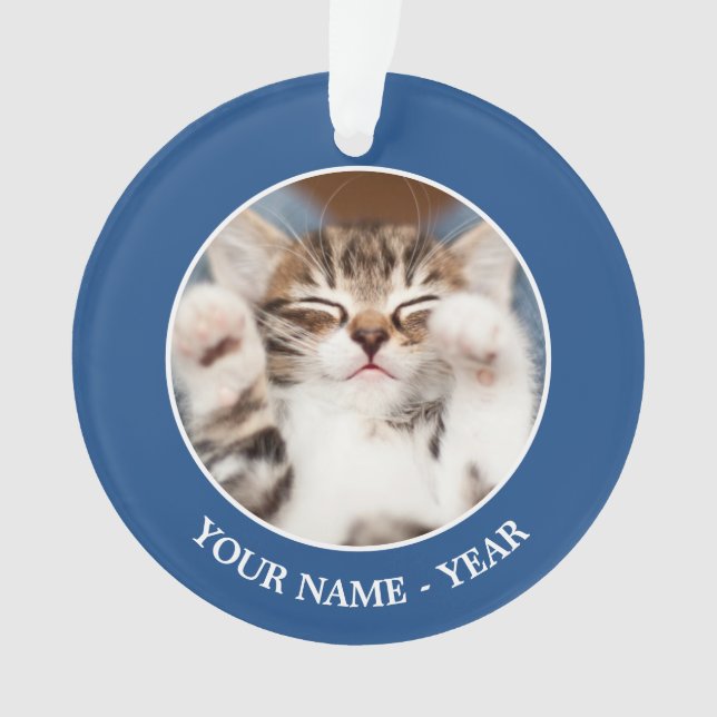 Kitten On My Lap Ornament (Front)