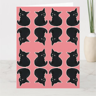 Kitten pattern card