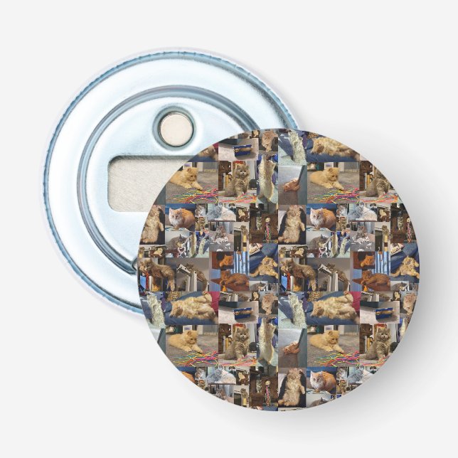 Kitten Photo Collage, Bottle Opener (Front)