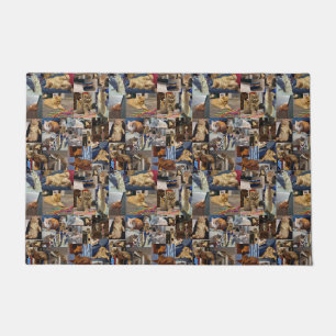 Kitten Photo Collage, Doormat