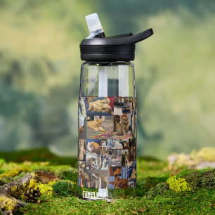 Kitten Photo Collage,  Water Bottle