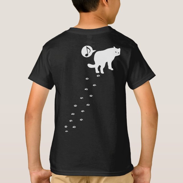 Kitten_Piano T-Shirt (Back)