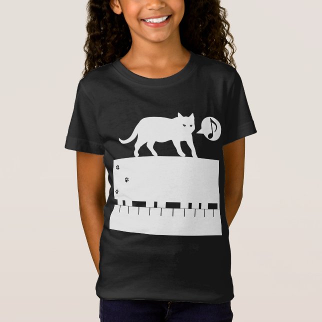 Kitten_Piano T-Shirt (Front)