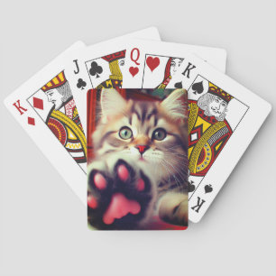 Kitten Playing Cards