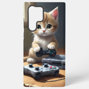 Kitten Playing Gaming Console, Samsung Galaxy Case