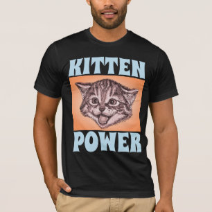 KITTEN POWER MEN'S CAT T-SHIRTS