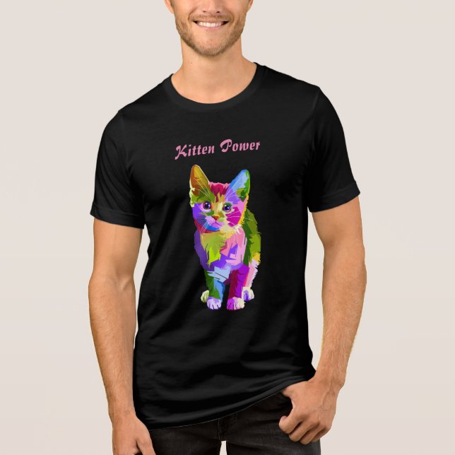 kitten power tee shirt (Front)