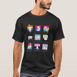 Kitten Purride Cat Lgbtq Flag Gay Pride Ally Gay R T-Shirt