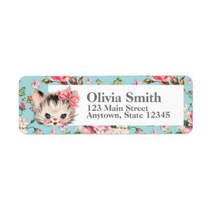 Kitten Return Address Labels