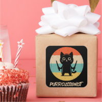 Kitten Rock Band Funny Percussionist Cat Playing