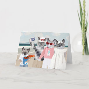 Kitten Selfie Greeting Card