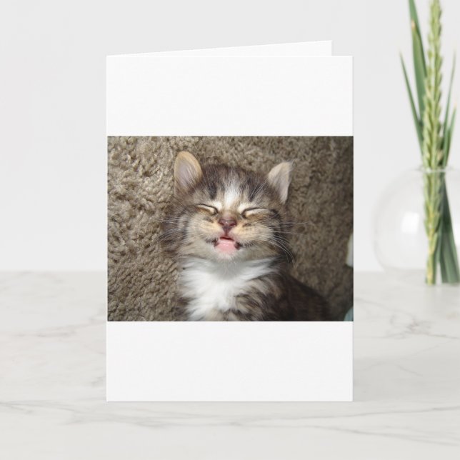 Kitten Smile Card (Front)