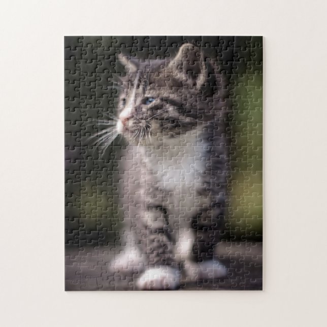 Kitten Standing Tall Jigsaw Puzzle (Vertical)