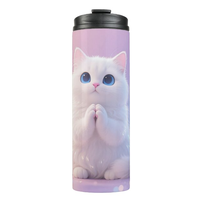 Kitten Thermal Tumbler (Front)