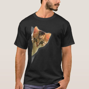 Kitten Torn Cloth Cat Cat Owner Cat Lady T-Shirt