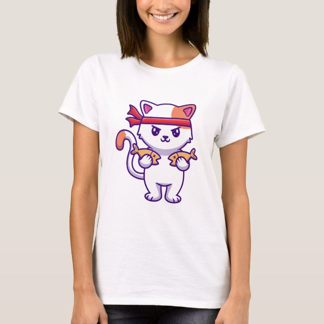 Kitten Training T-Shirt (Front)