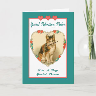Kitten Valentine  Card - Friendship
