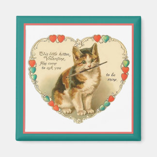 Kitten Valentine Magnet
