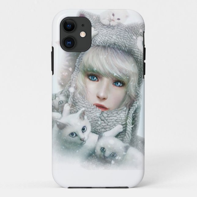 Kitten Winter Case-Mate iPhone Case (Back)