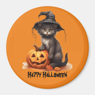 Kitten Witch Magnet