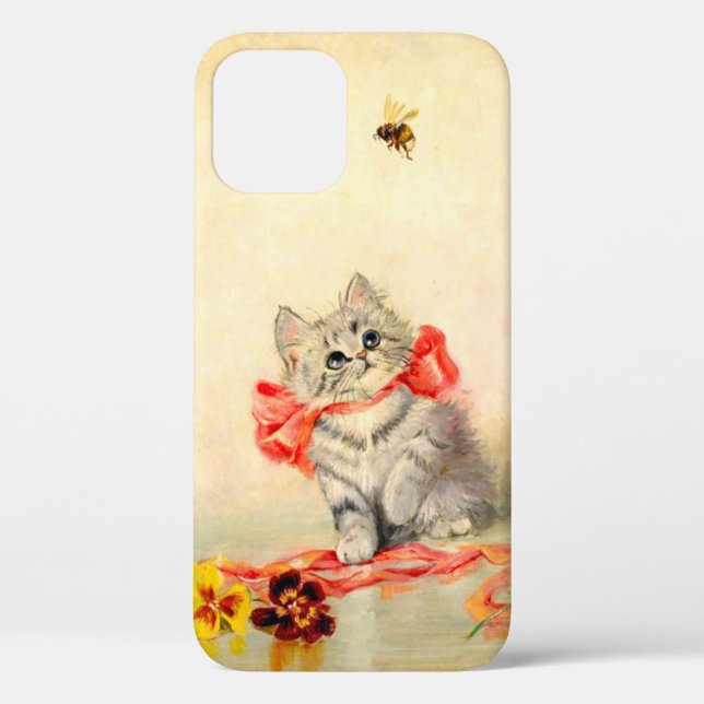 Kitten with a Red Ribbon Case-Mate iPhone Case (Back)