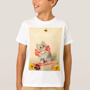 Kitten with a Red Ribbon T-Shirt