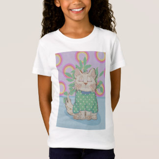 kitten with dotted pullover