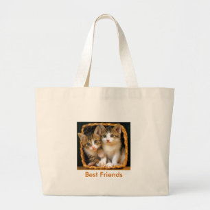 kittens2, Best Friends Large Tote Bag