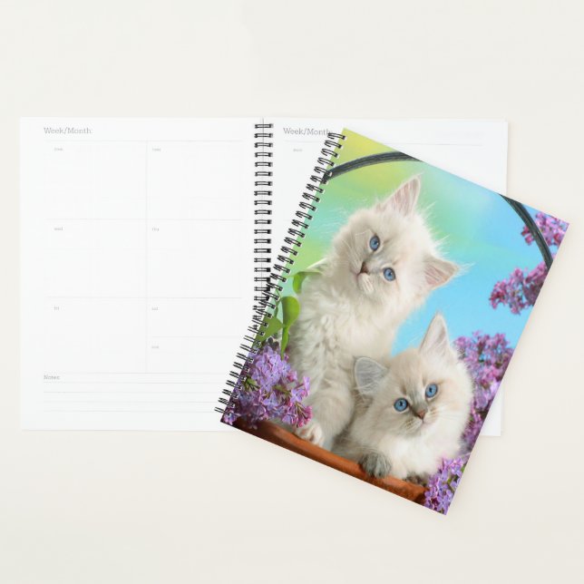 Kittens and Lilacs Planner (Display)