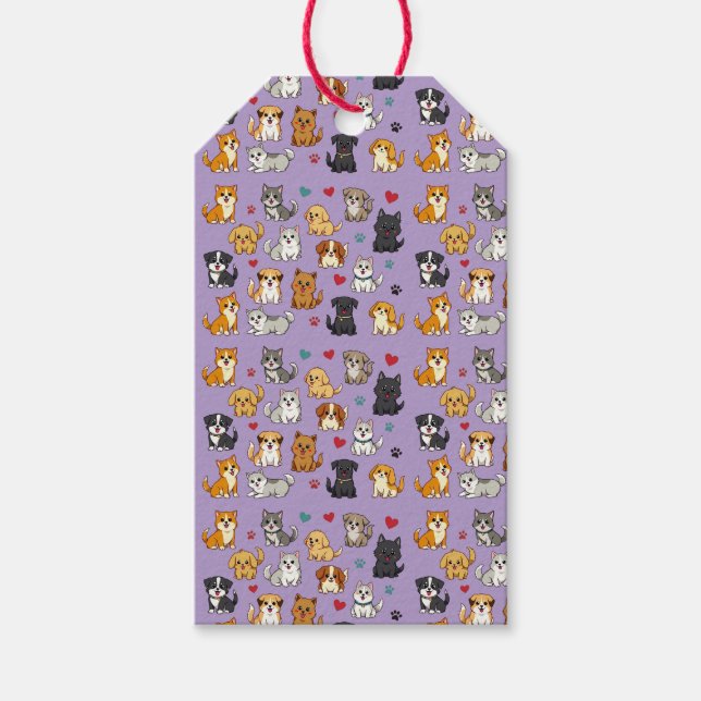 Kittens and Puppies Gift Tag (Front)
