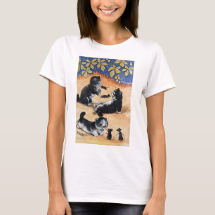 Kittens and Rats, Louis Wain T-Shirt