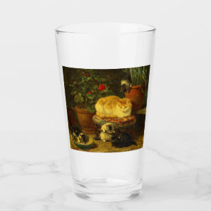 Kittens at Play Glass