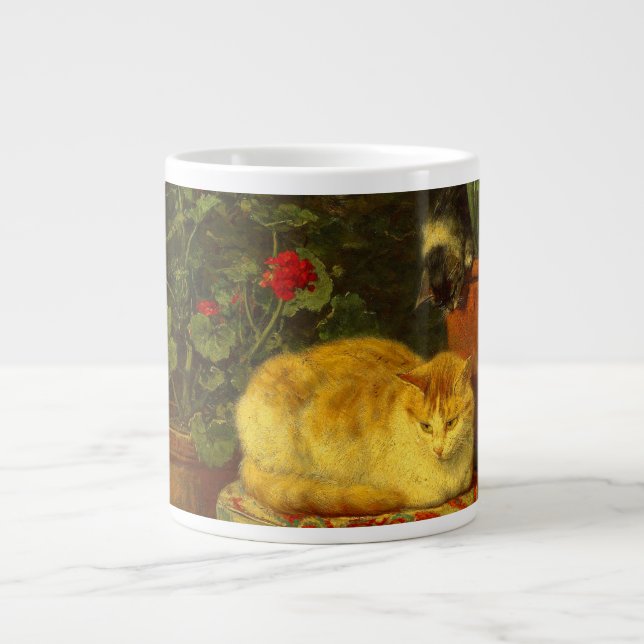 Kittens at Play Large Coffee Mug (Front)