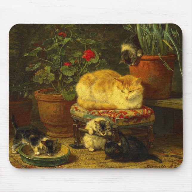 Kittens at Play Mouse Mat (Front)